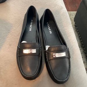 Coach leather loafer